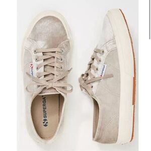 Crushed Velvet Classic Superga Sneakers